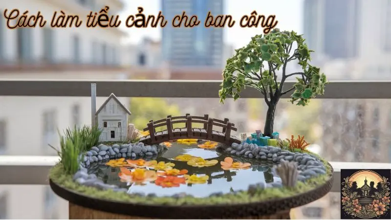 Cách làm tiểu cảnh cho ban công