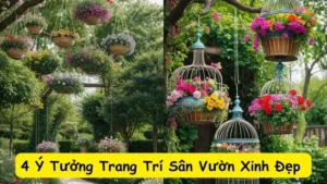 4 Ý Tưởng Trang Trí Sân Vườn Xinh Đẹp