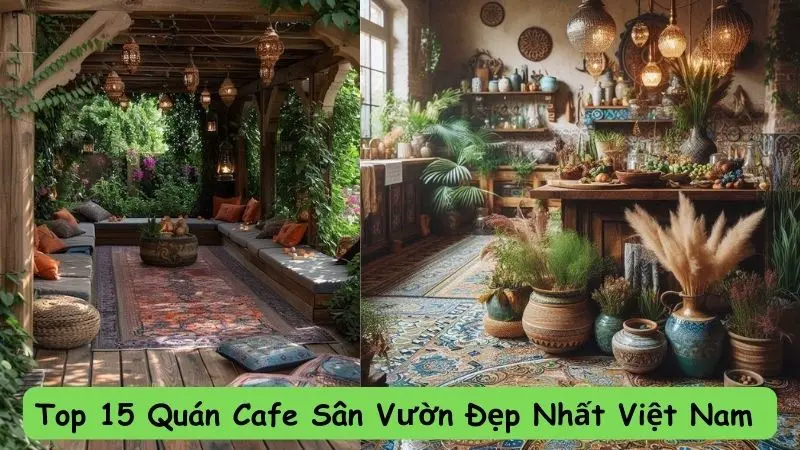 Top 15 Quán Cafe Sân Vườn Đẹp Nhất Việt Nam