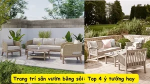 Trang trí sân vườn bằng sỏi: Top 4 ý tưởng hay