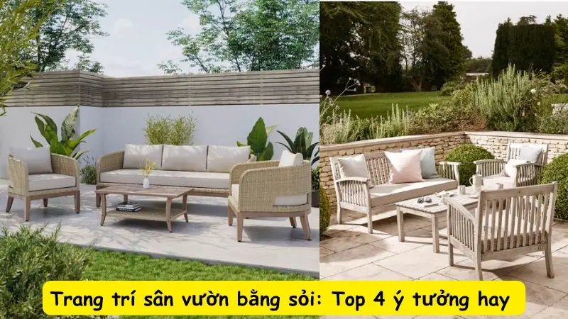 Trang trí sân vườn bằng sỏi: Top 4 ý tưởng hay